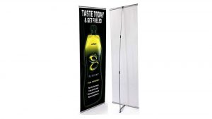 STANDEES L-SHAPE-BANNER-STAND