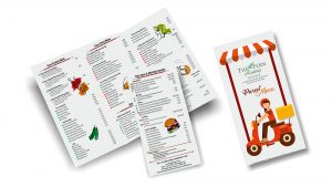 fern menu card menu card